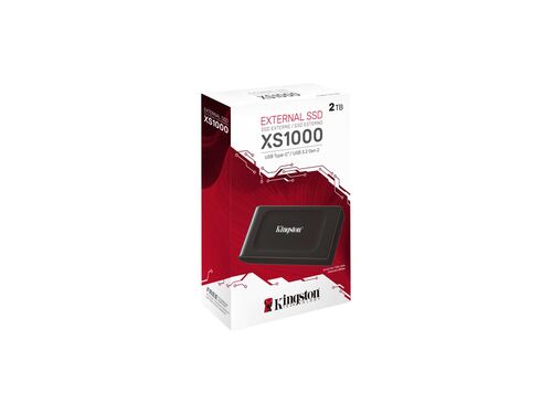 SSD KINGSTON XS1000 2000GB/ESKTERNI/USB 3.2/CRNA